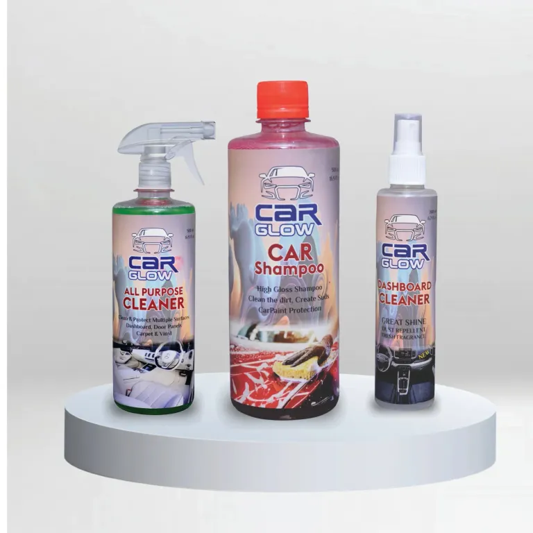 Car Glow|All Purpose Cleaner | Shampoo | Dashboard Cleaner
